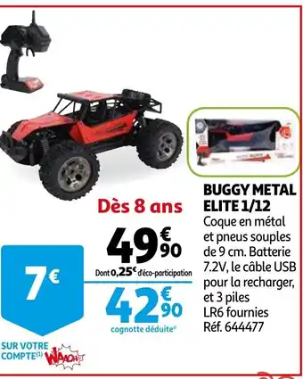 Auchan Buggy Metal Elite 1/12 offre