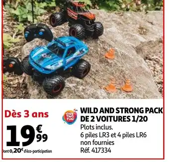 Auchan Wild And Strong Pack offre