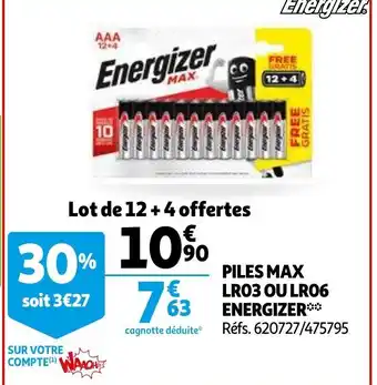 Auchan Piles Max offre