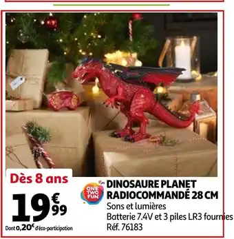 Dinosaure Planet Radiocommandé 28cm