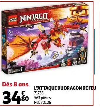 Auchan L'Attaque Du Dragon de Feu offre