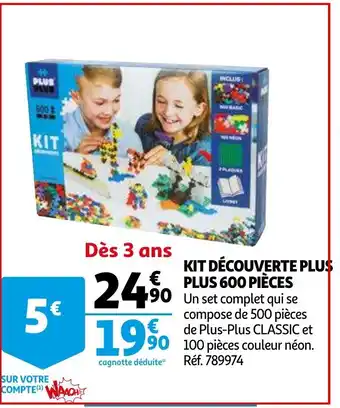 Auchan Kit Découverte Plus offre