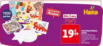 Auchan Maxi Pack Perles Hama offre
