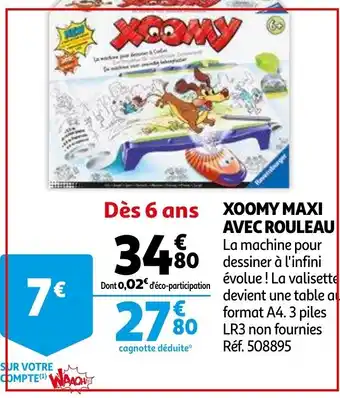 Auchan Xoomy Maxi avec Rouleau offre