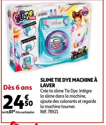 Auchan Slime Tie Dye Machine à Laver offre