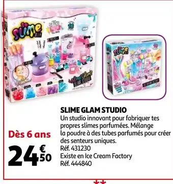 Auchan Slime Glam Studio offre