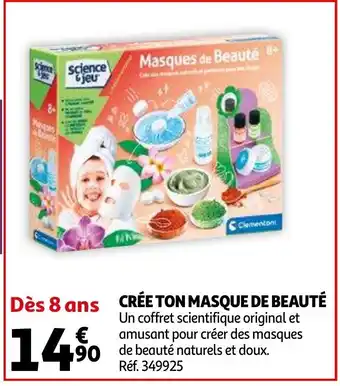 Auchan Crée Ton Masque de Beauté offre