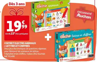 Coffret Electro Animaux + Lettres Chiffres