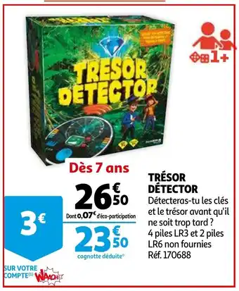 Auchan Trésor Détector offre