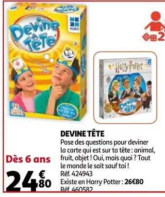 Auchan Devine Tête offre