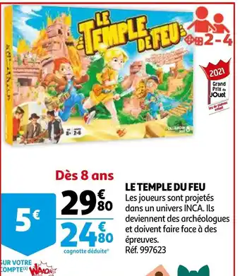 Auchan Le Temple du Feu offre