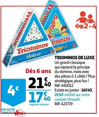 Auchan Triominos de Luxe offre