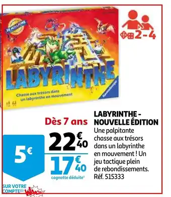 Auchan Labyrinthe- Nouvelle Édition offre