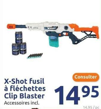 Action X-shot x-shot fusil à fléchettes clip blaster offre