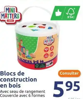 Blocs de construction en bois