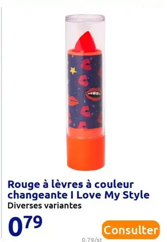 Action Rouge à lèvres à couleur changeante i love my style offre