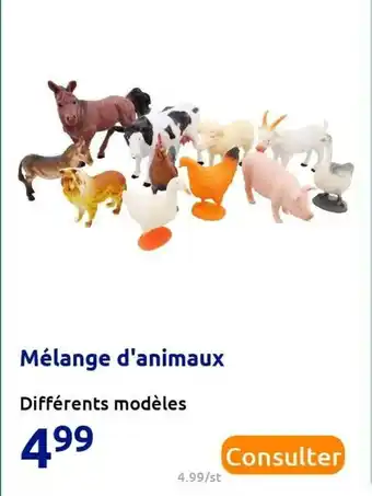 Action Mélange d'animaux offre