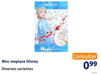 Action Bloc magique disney offre