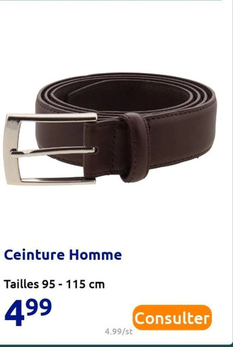 Action Ceinture homme offre