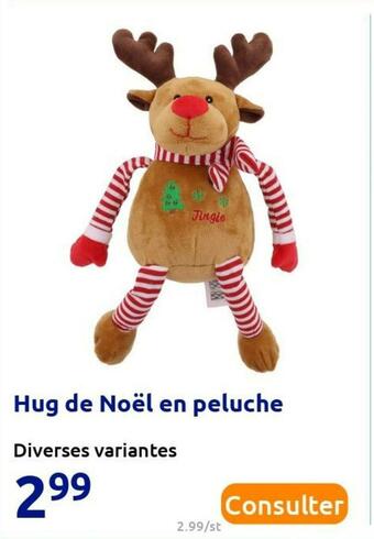 Hug de noël en peluche