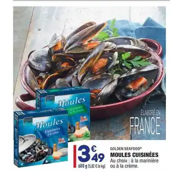 ALDI Moules Cuisinées Golden Seafood offre