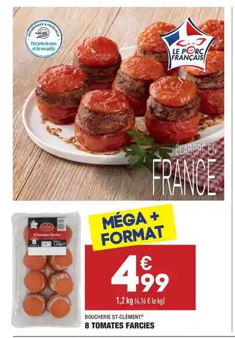 ALDI Boucherie St-clément 8 Tomates Farcies offre