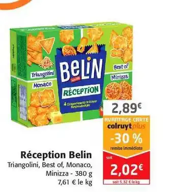 Réception Belin