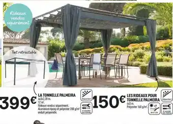 Centrakor La Tonnelle Palmeira, Les Rideaux Pour Tonnelle Palmeira offre