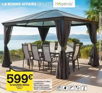 Centrakor La Tonnelle Belize offre