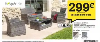 Centrakor Le Salon Bora-bora offre