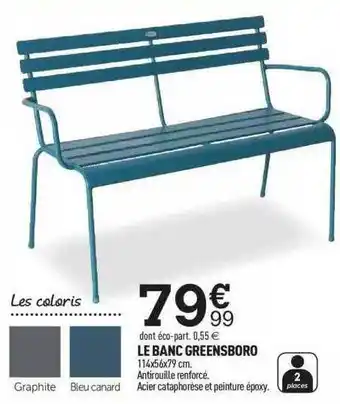 Centrakor Le Banc Greensboro offre
