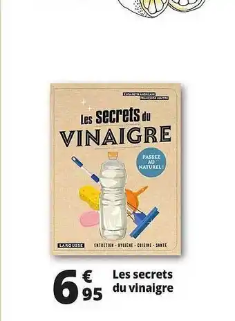 Auchan Les Secrets Du Vinaigre offre