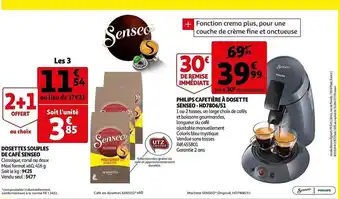 Dosettes Souples De Café Senseo, Philips Cafetière à Dosette Senseo - Hd7806-51