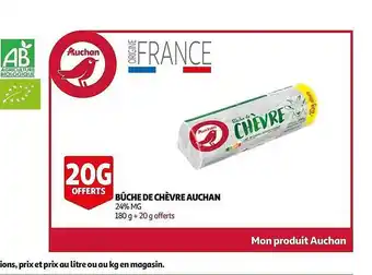 Auchan Bûche De Chèvre Auchan offre