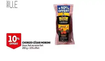 Auchan Chorizo César Moroni offre