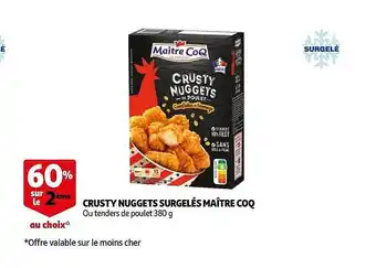 Auchan Crusty Nuggets Surgelés Maître Coq offre