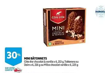 Auchan Mini Bâtonnets offre