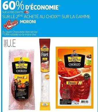 Auchan La Gamme Aoste Moroni offre