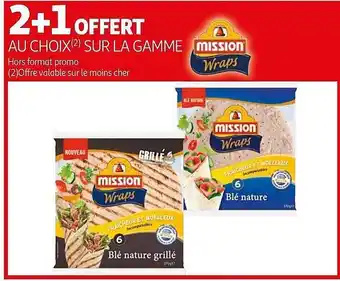 Auchan La Gamme Mission Wraps offre