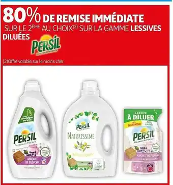 Auchan La Gamme Lessives Diluées Persil offre