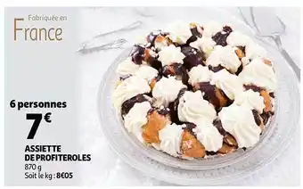 Auchan Assiette De Profiteroles offre