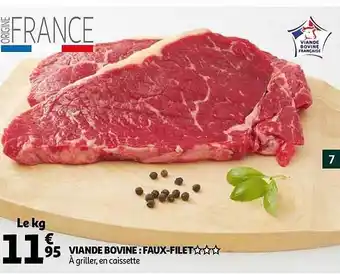 Auchan Viande Bovine : Faux-filet offre
