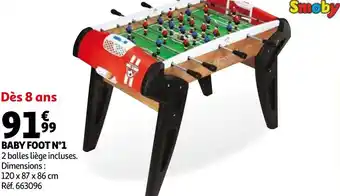 Auchan Baby foot N'1 offre