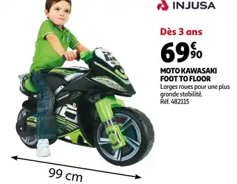 Moto kawasaki foot to floor