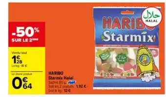 Carrefour Haribo Starmix Halal offre