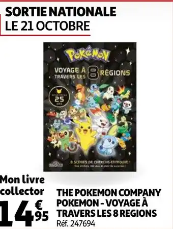Auchan The pokemon company pokemon - voyage à travers les 8 regions offre