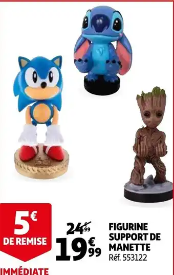 Auchan Figurine support de manette offre