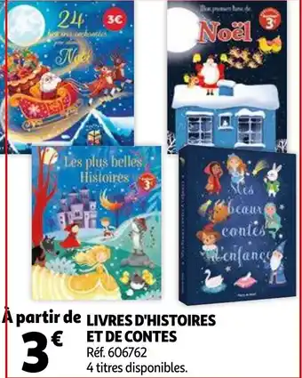 Auchan Livres d'histoires et de contes offre