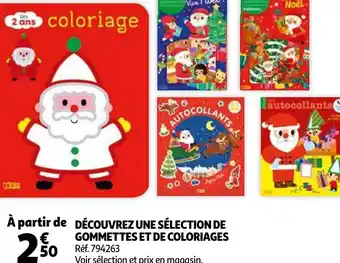 Auchan Découvrez une sélection de gommettes et de coloriages offre