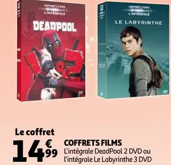 Auchan Coffrets films offre